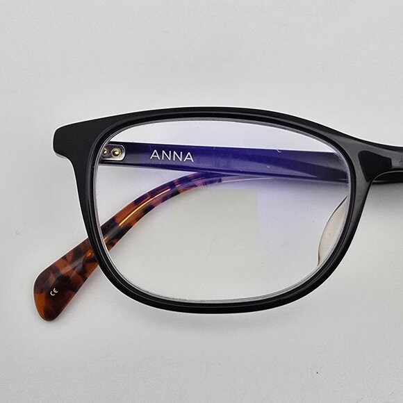 Toms Anna 10008665 Black Crystal Clear Tortoise Cat Eye Eyeglasses Frame 50mm - Picture 14 of 14